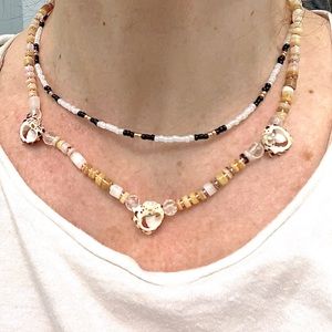 sterling silver with quality bead and shell